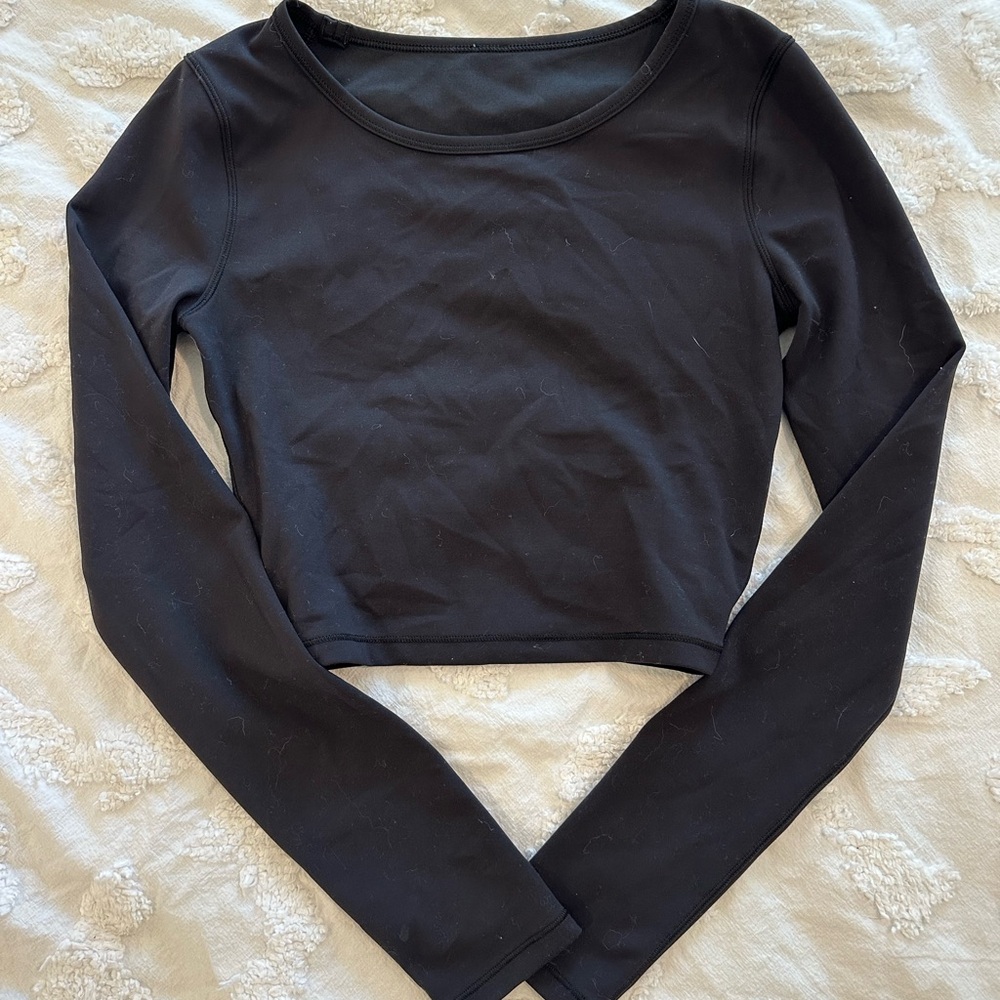 Lululemon wunder train cropped Sz 0